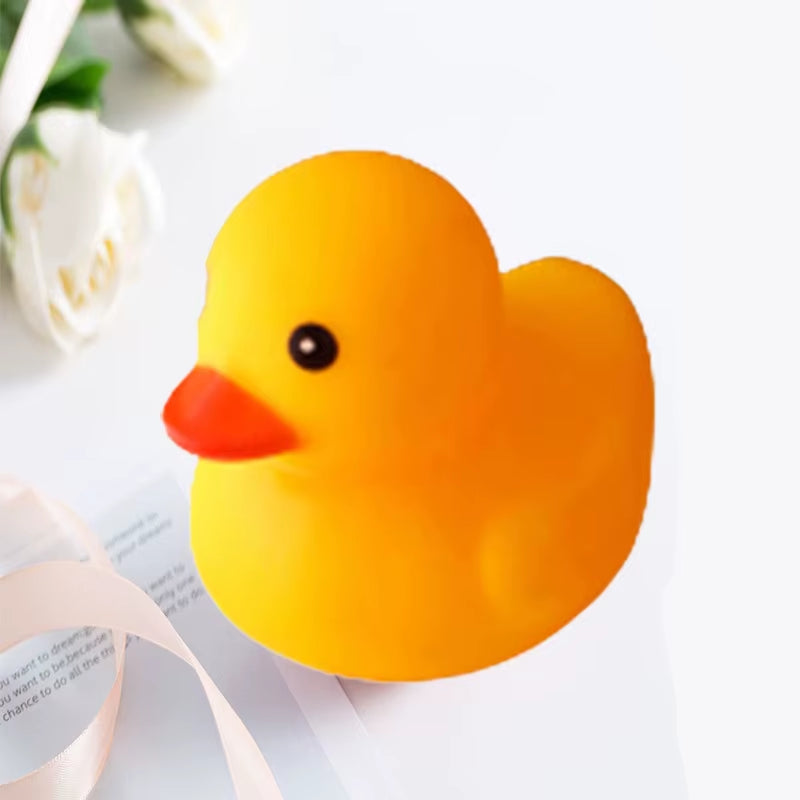 Car Broken Wind Helmet Small Yellow Duck Car Decoration Accessories Wind-Breaking Wave-Breaking Duck Cycling Ornament Goods Gift